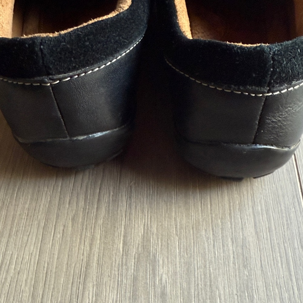 Natural Soul by Naturalizer Women's Frasier Black Oxford Flats Size 7 - Picture 4 of 6